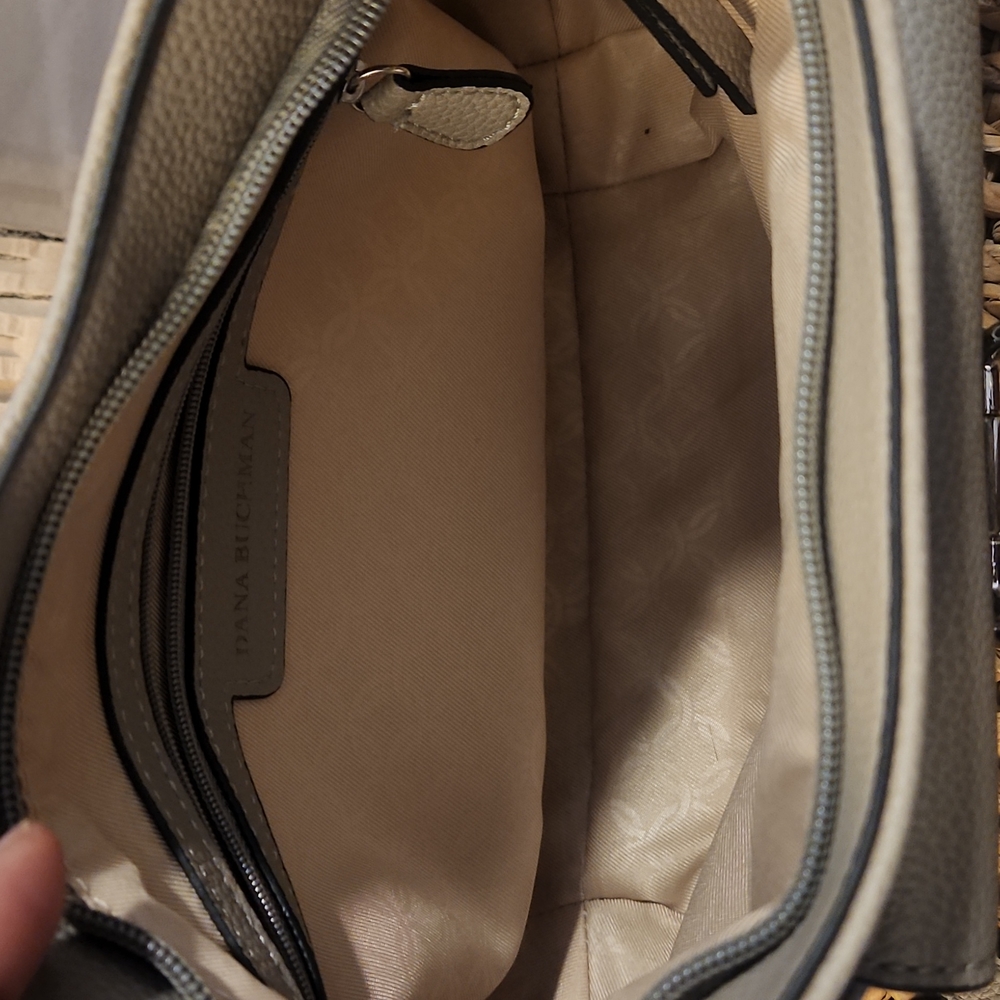 Dana Buchman Pebbled Faux Leather Crossbody (bin 5) - Picture 7 of 10
